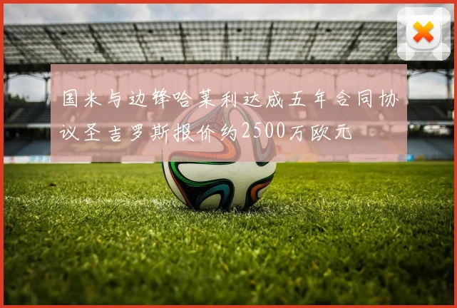 国米与边锋哈莱利达成五年合同协议圣吉罗斯报价约2500万欧元